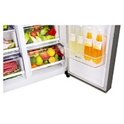 LG Réfrigérateur Américain | 591 L | Compresseur Linéaire | Moist Balance Crisper | Total No Frost | Smart Diagnosis | F, LG GSB360BASZ